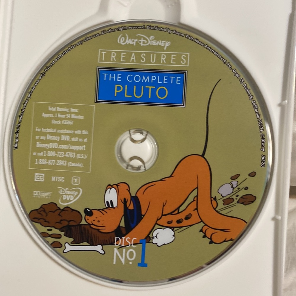 Disney Treasures- The Complete Pluto DVD Set Volume 1 - Picture 5 of 6